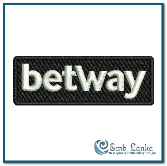 Betway Logo 2 Embroidery Design | Emblanka.com