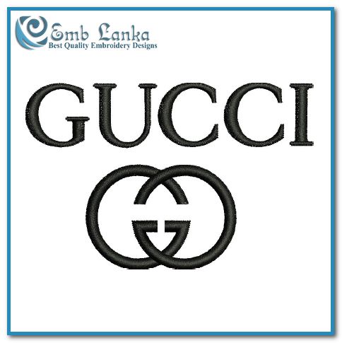 gucci embroidered logo