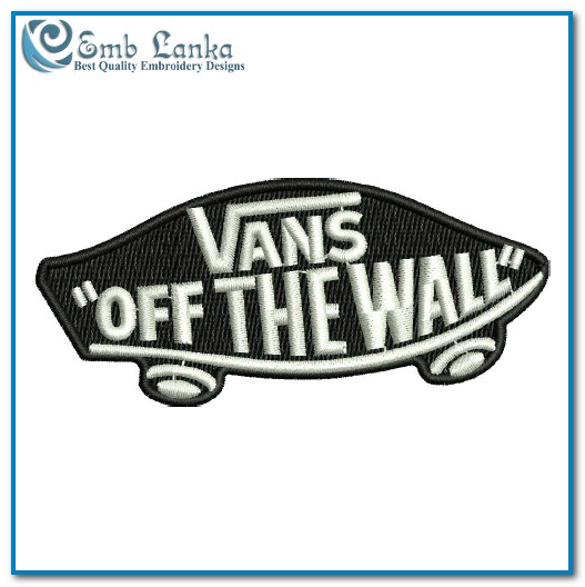 Vans Logo Embroidery Design | Emblanka