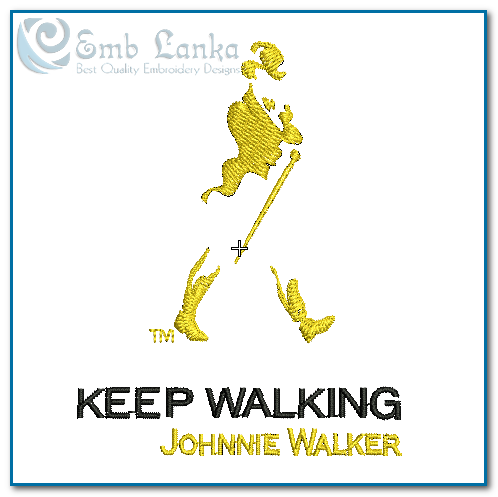 Johnnie Walker Embroidery Design Emblanka