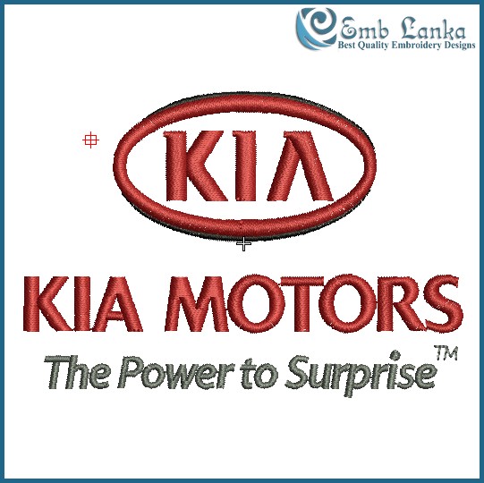 kia motors logo embroidery design emblanka kia motors logo embroidery design