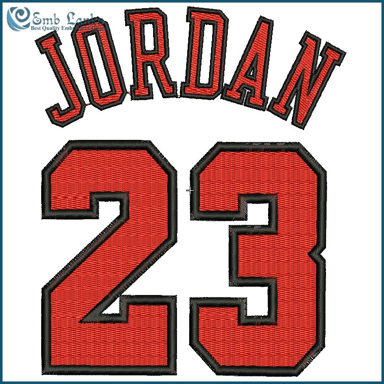 red jordan logo 23