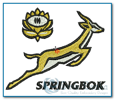 Download South African Rugby Logo Embroidery Design Emblanka