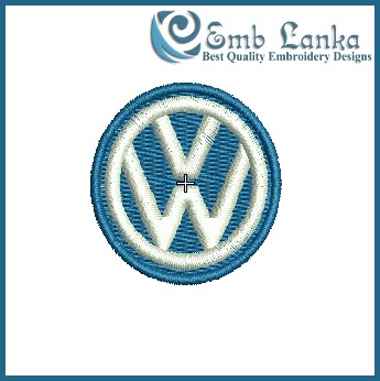 Volkswagen logo 4 Embroidery Design Download - EmbroideryDownload