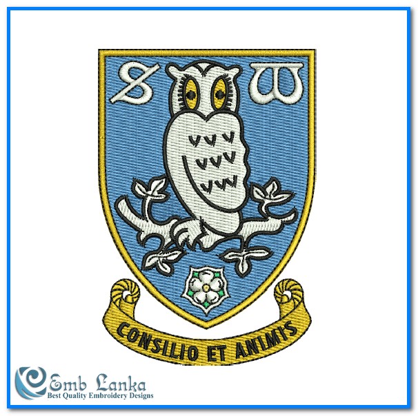 Sheffield Wednesday Football Club Logo Embroidery Design - Emblanka