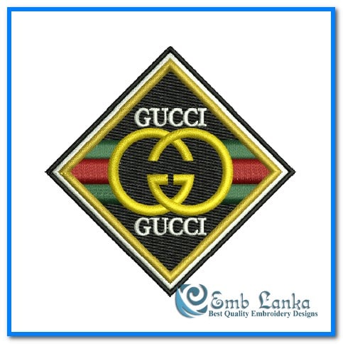 Gucci Dior Chanel Louis Vuitton Logo Colorful Embroidery, Trending  Embroidery, Embroidery Design File