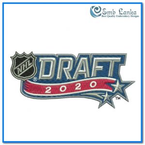 NHL Embroidery Design, world hockey league logo, 4 sizes - Inspire Uplift