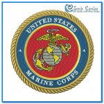 United States Navy Logo Embroidery Design - Emblanka